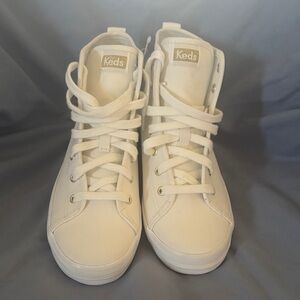Keds Women White High-Top Sneakers